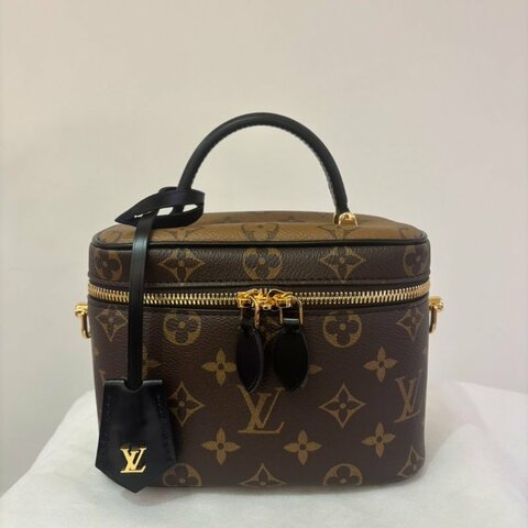 LV 拚色老花 VANITCY-PM