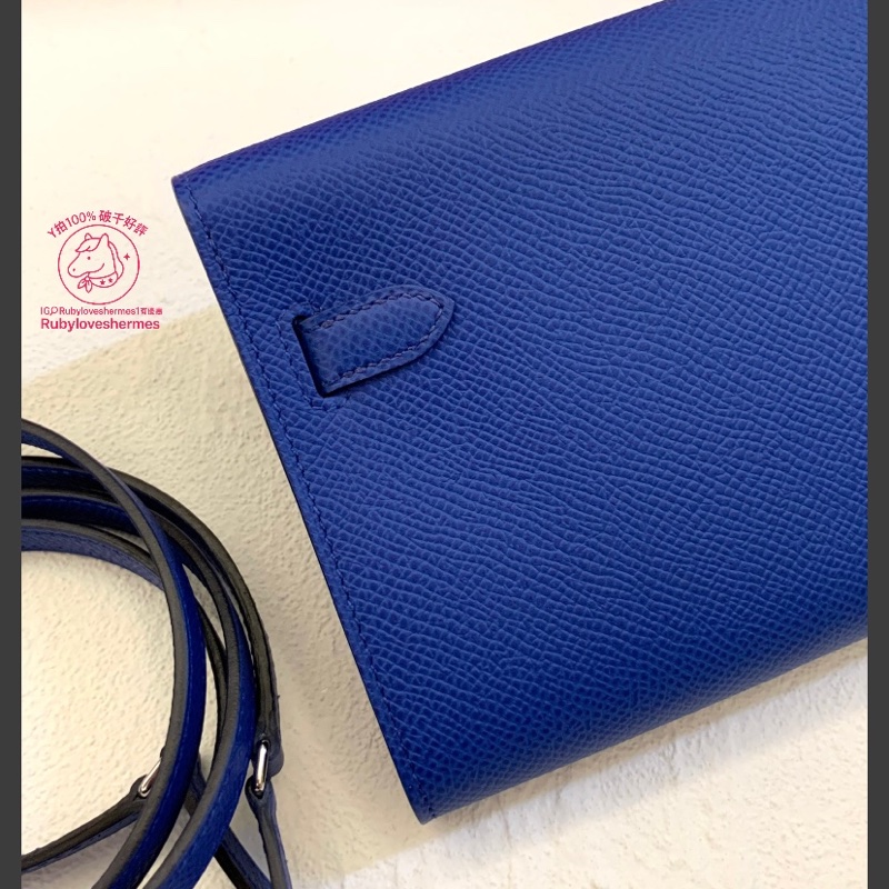 Rubyloveshermes愛馬仕 kelly to go皇家藍銀釦hermes woc-3