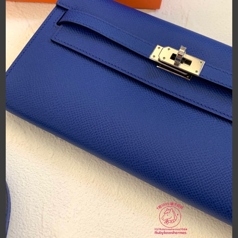 Rubyloveshermes愛馬仕 kelly to go皇家藍銀釦hermes woc-4