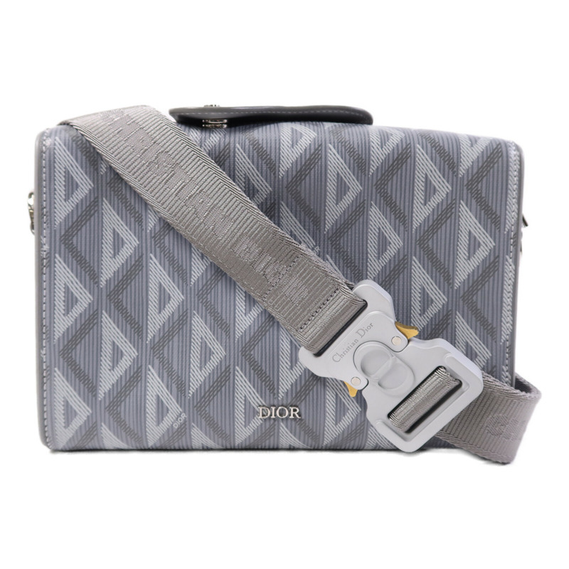 Dior 塗層帆布Lingot 22銀扣肩背袋-0