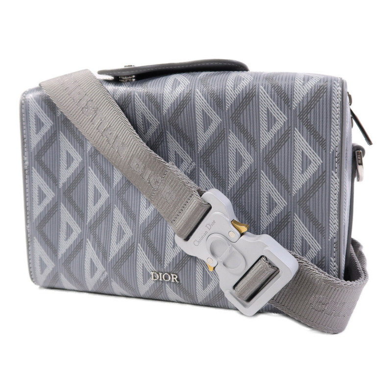 Dior 塗層帆布Lingot 22銀扣肩背袋-2