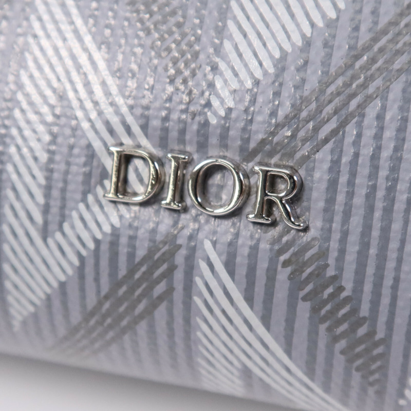 Dior 塗層帆布Lingot 22銀扣肩背袋-9