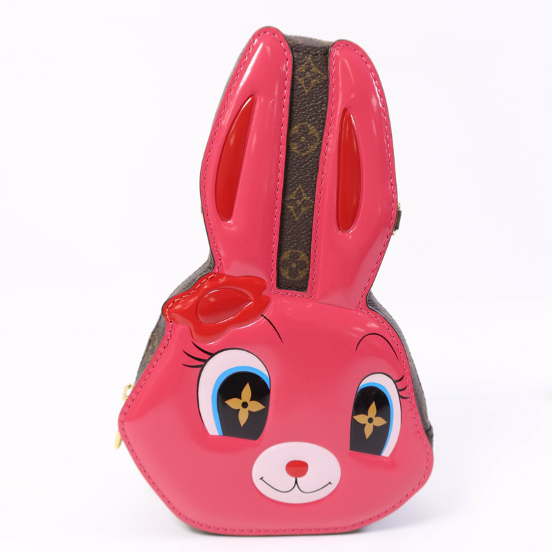 LOUIS VUITTON Animogram Wallet on chain金扣鏈帶肩背袋-3