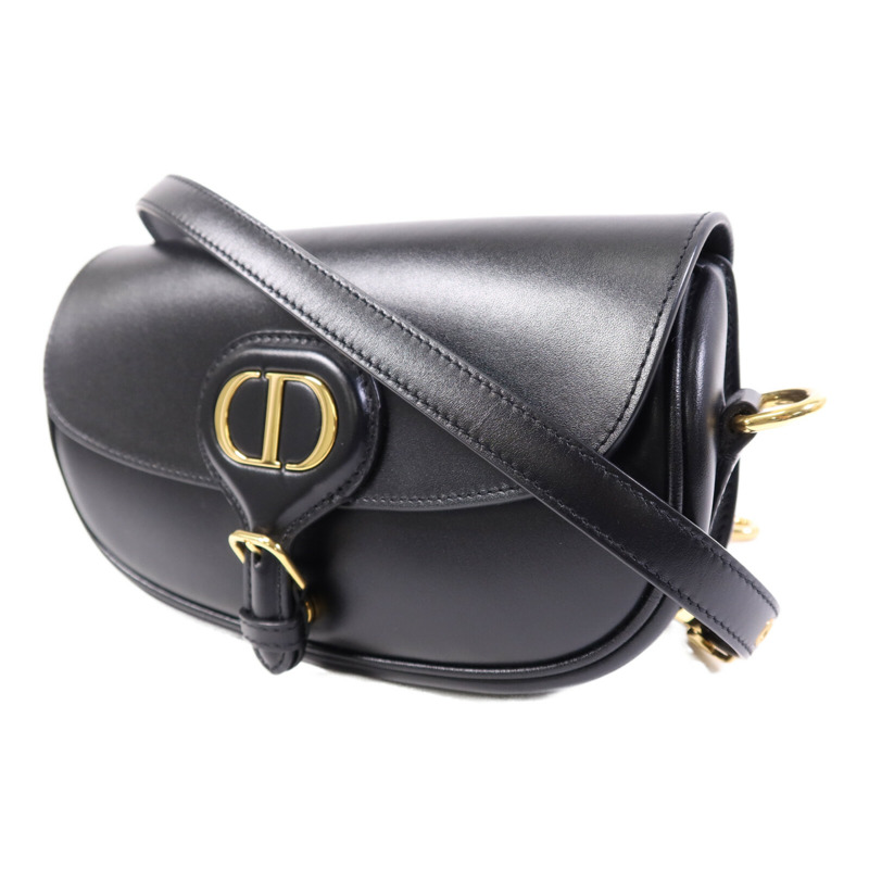 Dior 牛皮皮革Bobby East West金扣肩背袋-2
