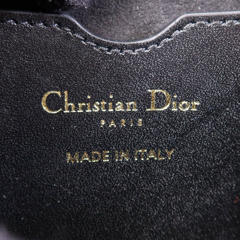 Dior 牛皮皮革Bobby East West金扣肩背袋-5