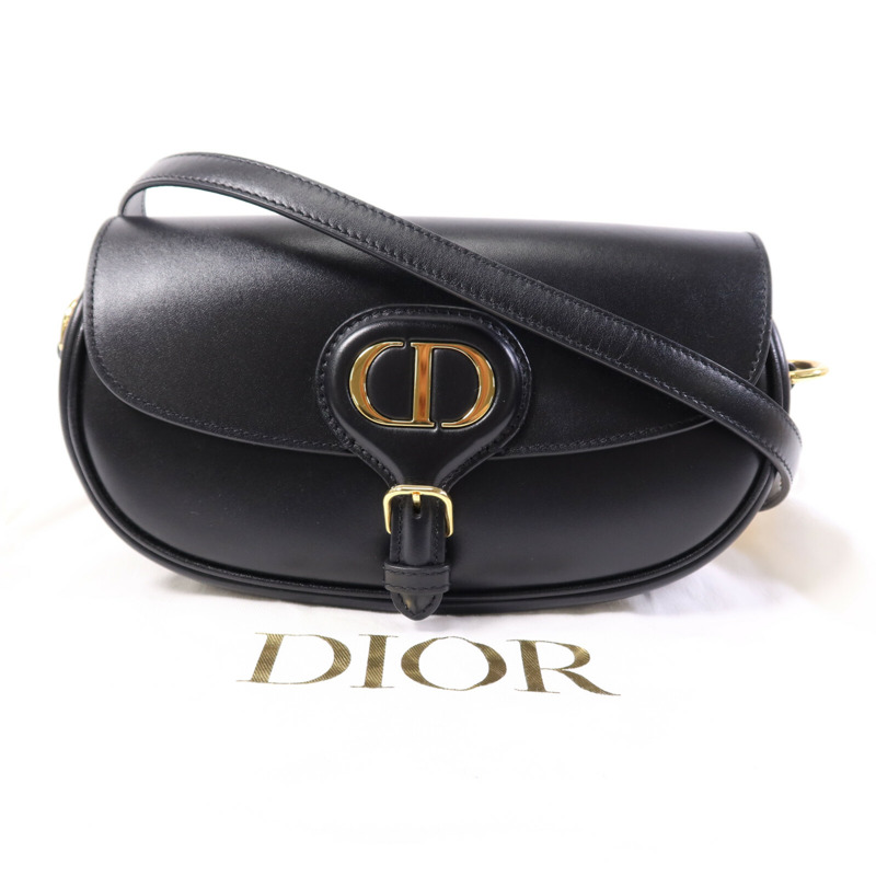 Dior 牛皮皮革Bobby East West金扣肩背袋-7