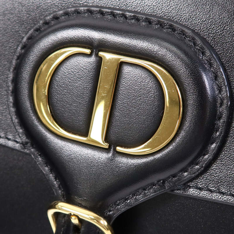 Dior 牛皮皮革Bobby East West金扣肩背袋-12