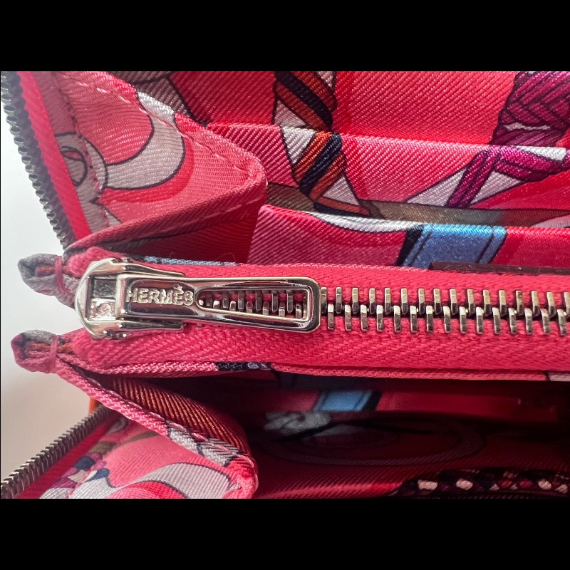 Hermes silk'In短夾-3