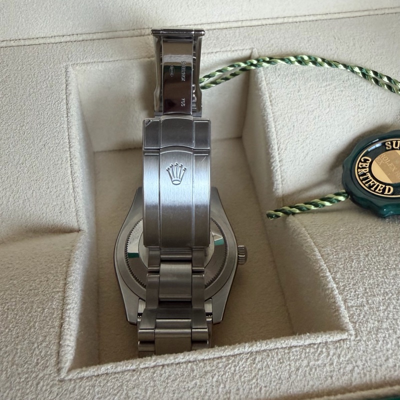 Rolex勞力士124200 op34 黑盤 女錶-4