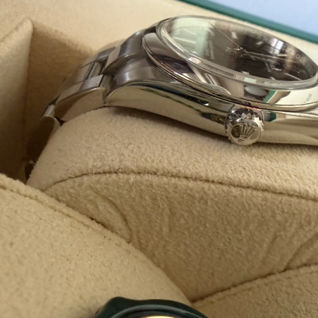 Rolex勞力士124200 op34 黑盤 女錶-12