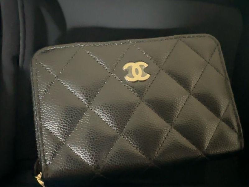 香奈兒ㄇ字加大零錢包-0