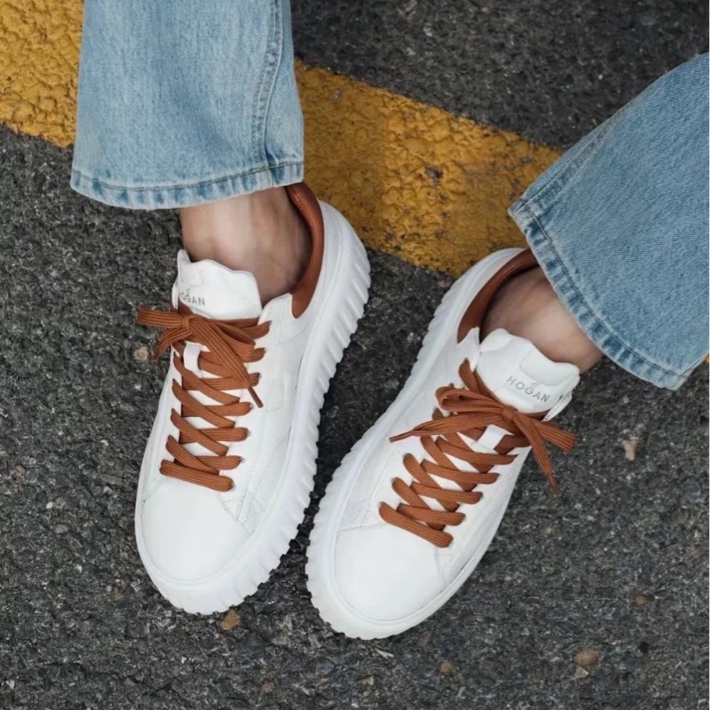 『Hogan 」焦糖棕餅乾鞋 「36」「37」-3