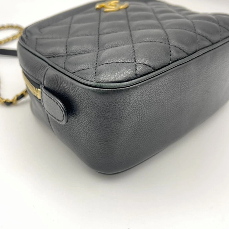Chanel香奈兒小型經典化妝箱女士單肩包相機包-13