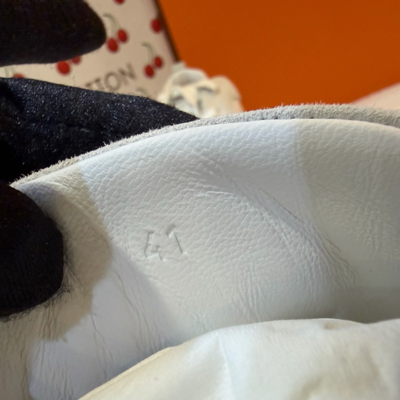 99新未使用 愛馬仕/Hermes 41碼 Bouncing運動鞋,紅白撞色,男款-4