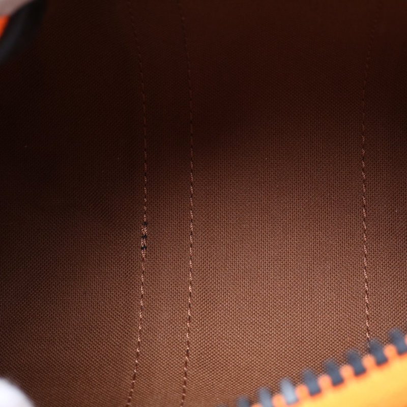 LOUIS VUITTON KEEPALLNano21拼老花牛皮/PVC2021稻草人21牛皮拼PVC肩背包-3