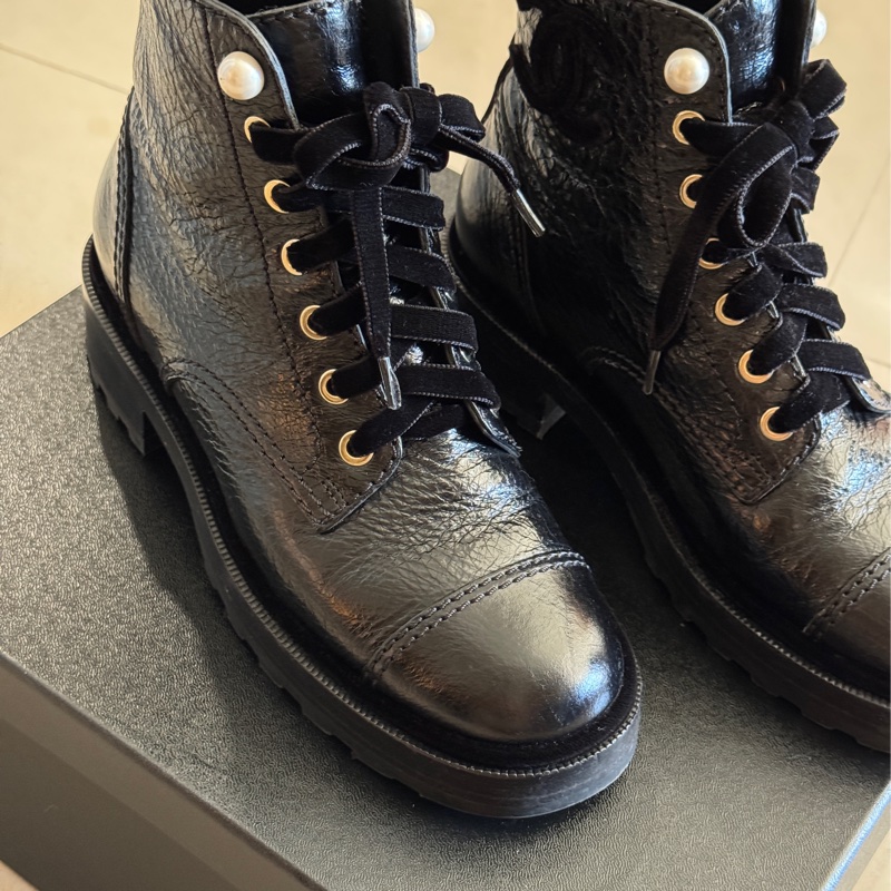 超美香奈兒短靴36.5號-24