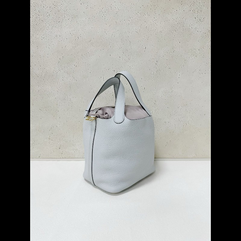 Hermes picotin 18
菜籃子18 聖杯藍 金扣-2