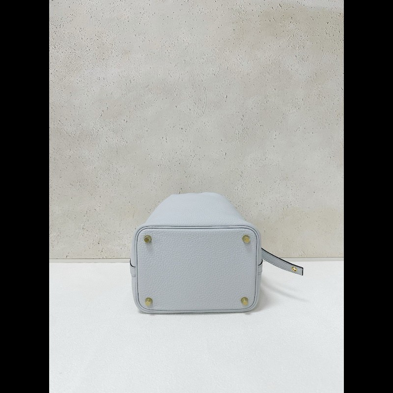 Hermes picotin 18
菜籃子18 聖杯藍 金扣-3