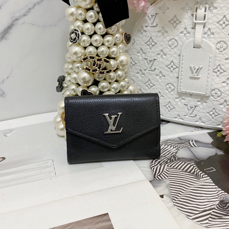 LV M63921 Lockmini三折短夾 🏅-3