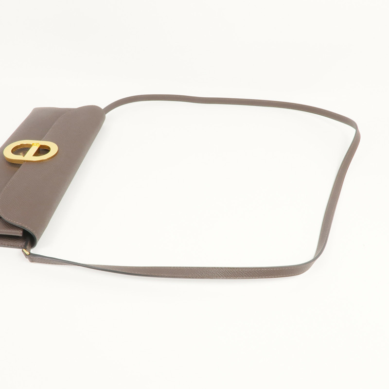 HERMES Epsom皮革Maillon To Go金扣肩背袋Ebene-4