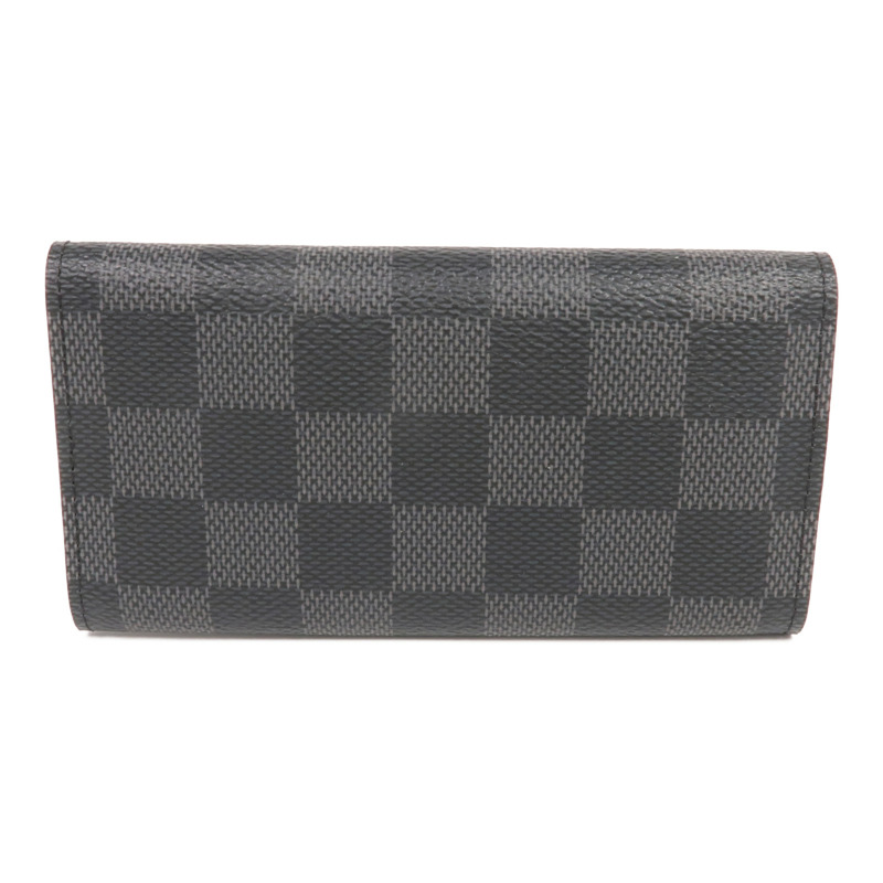 LOUIS VUITTON Damier Graphite Porte Cles Voiture銀扣鎖匙包-2