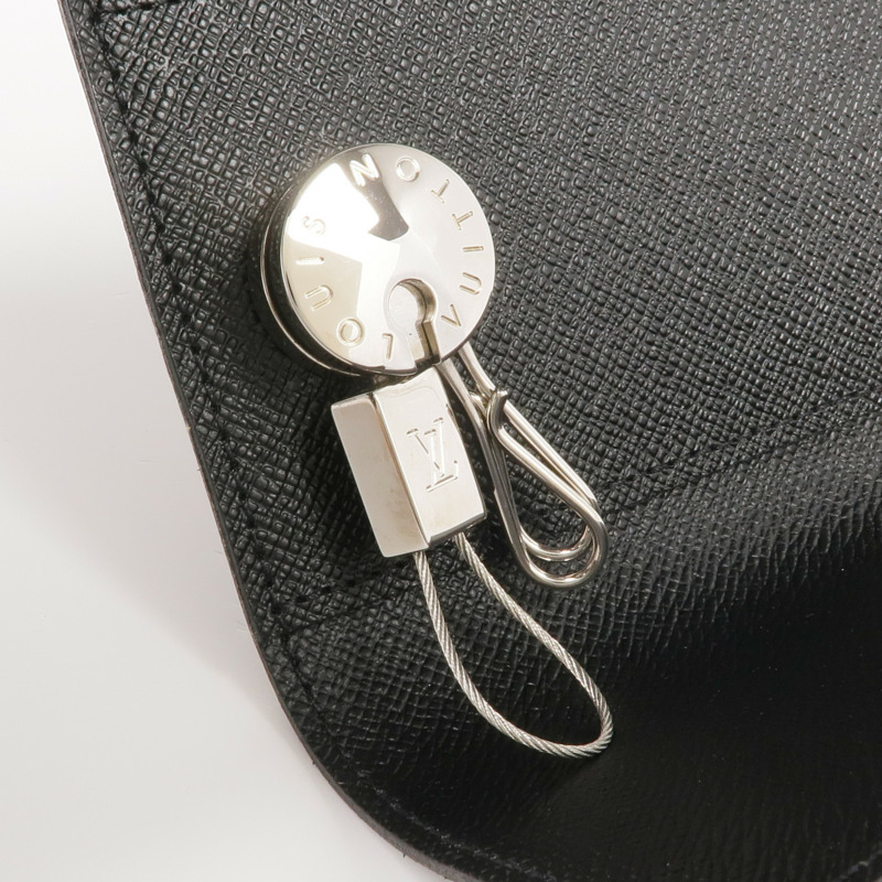 LOUIS VUITTON Damier Graphite Porte Cles Voiture銀扣鎖匙包-12