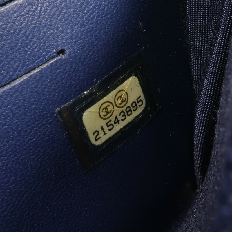 CHANEL 羊皮皮革Boy Zipped Wallet金扣錢包-15