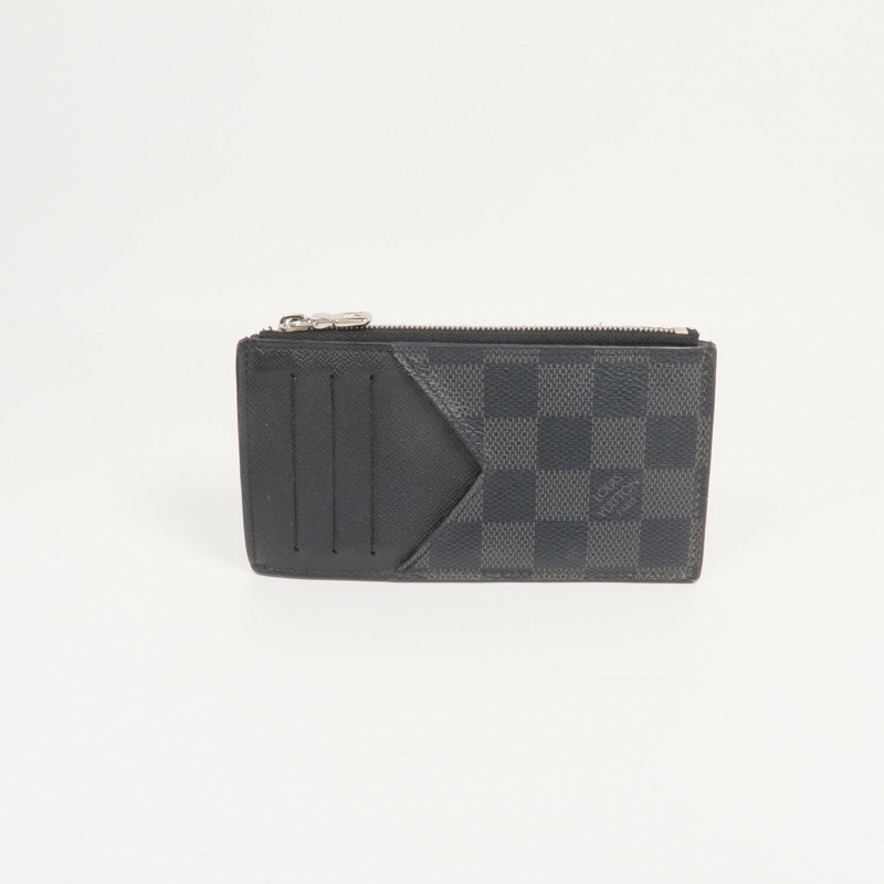 LOUIS VUITTON Damier Graphite Coin Card Holder銀扣零錢包/卡片套-2