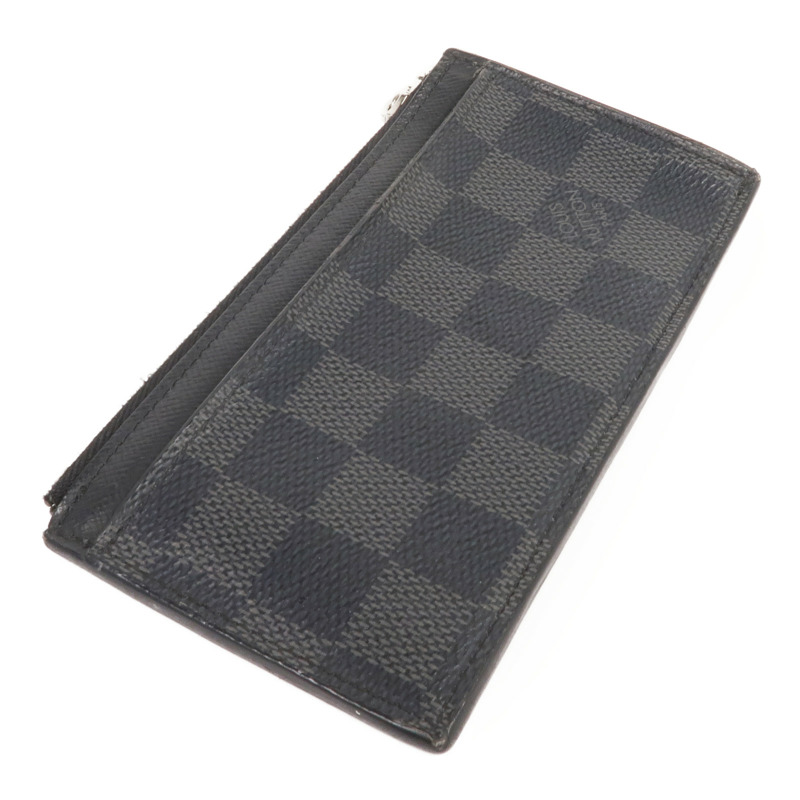 LOUIS VUITTON Damier Graphite Coin Card Holder銀扣零錢包/卡片套-3
