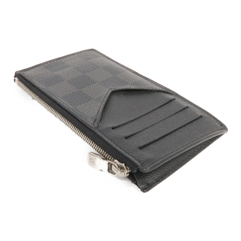LOUIS VUITTON Damier Graphite Coin Card Holder銀扣零錢包/卡片套-4