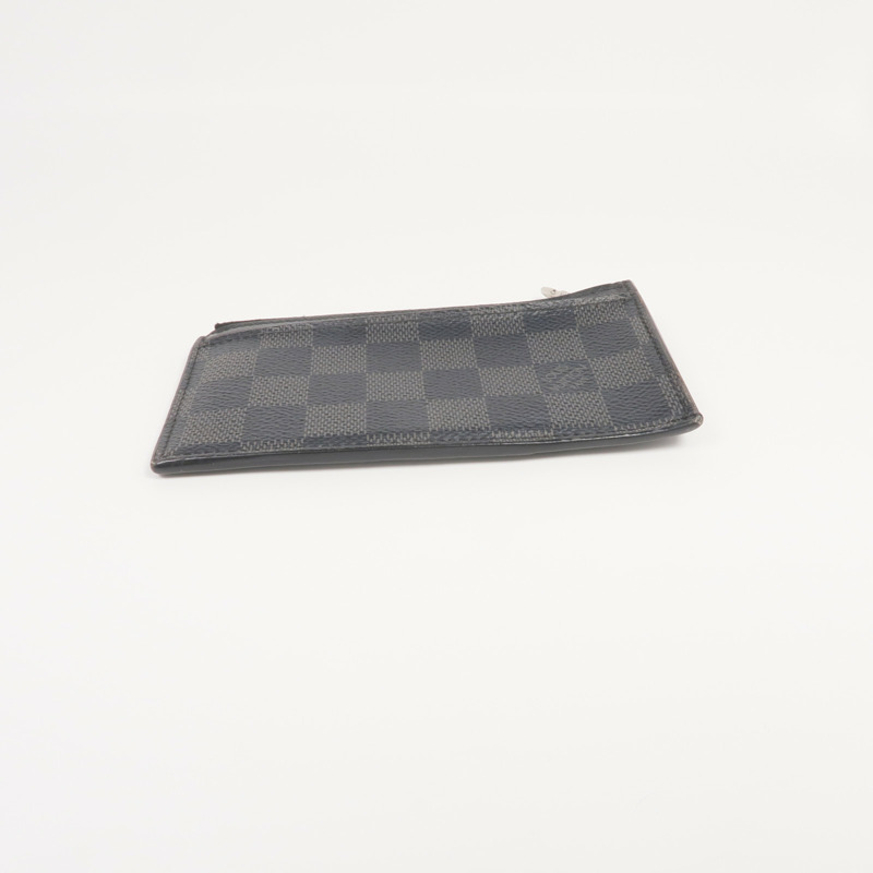 LOUIS VUITTON Damier Graphite Coin Card Holder銀扣零錢包/卡片套-5