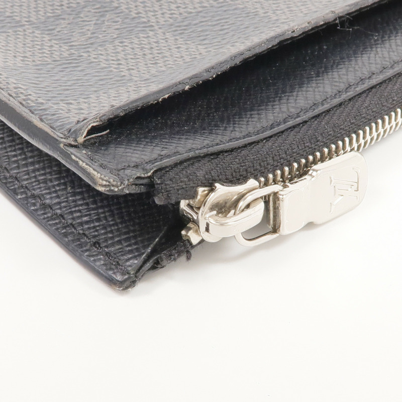 LOUIS VUITTON Damier Graphite Coin Card Holder銀扣零錢包/卡片套-6