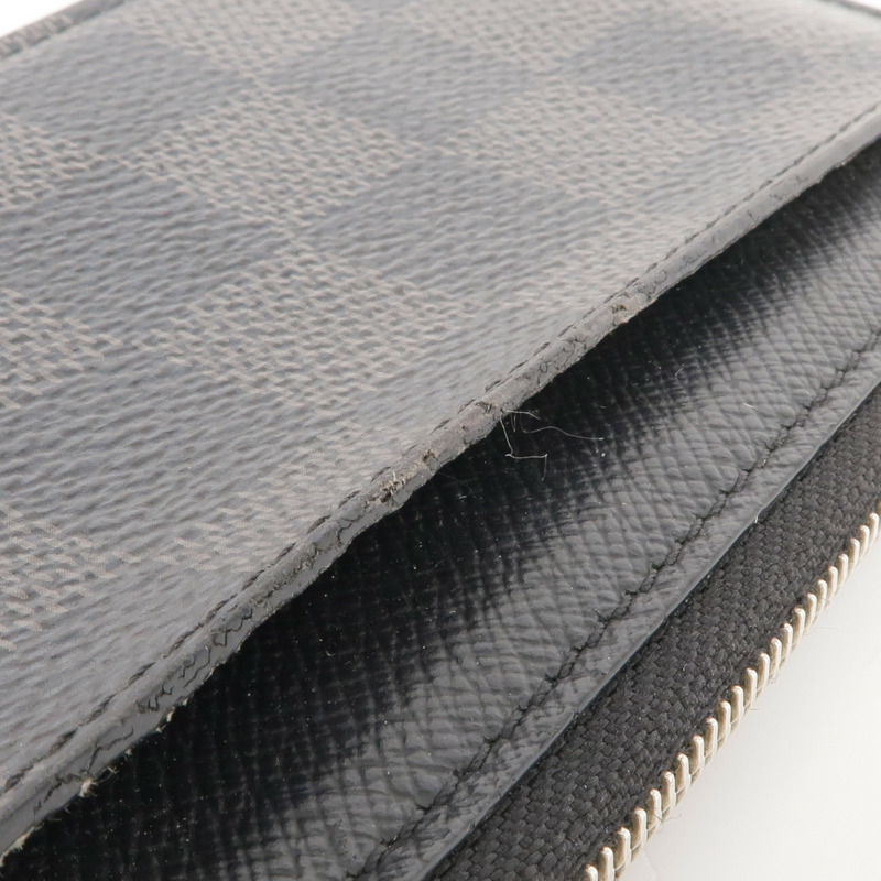LOUIS VUITTON Damier Graphite Coin Card Holder銀扣零錢包/卡片套-7