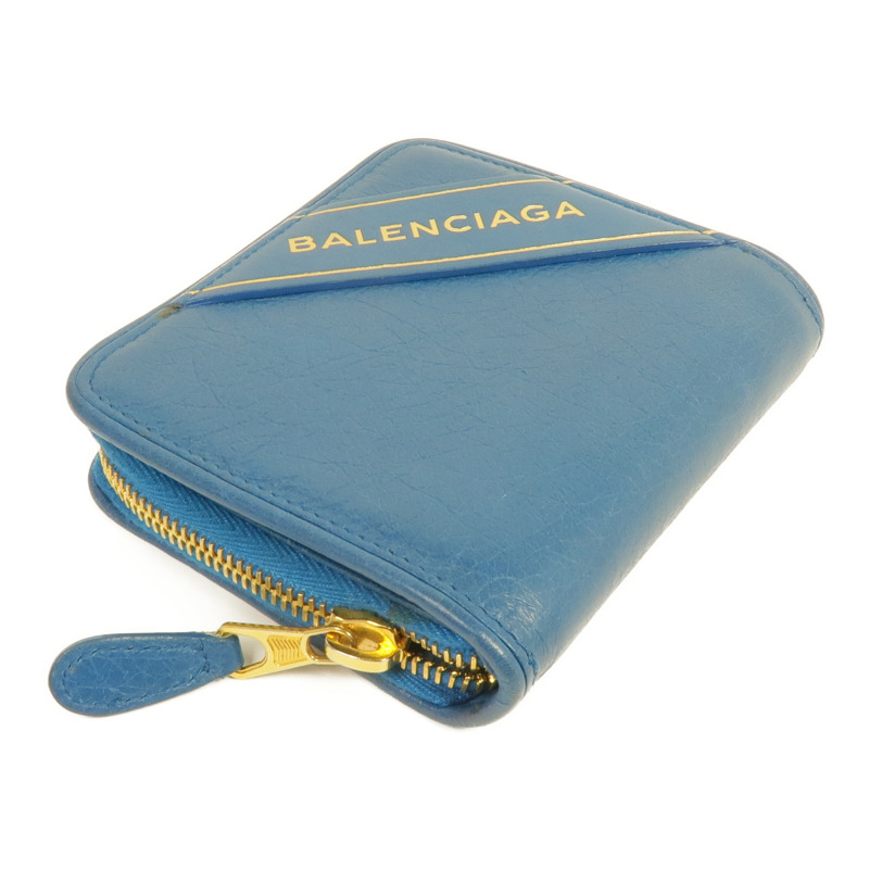 BALENCIAGA 皮革Blanket Billfold Wallet金扣錢包-3