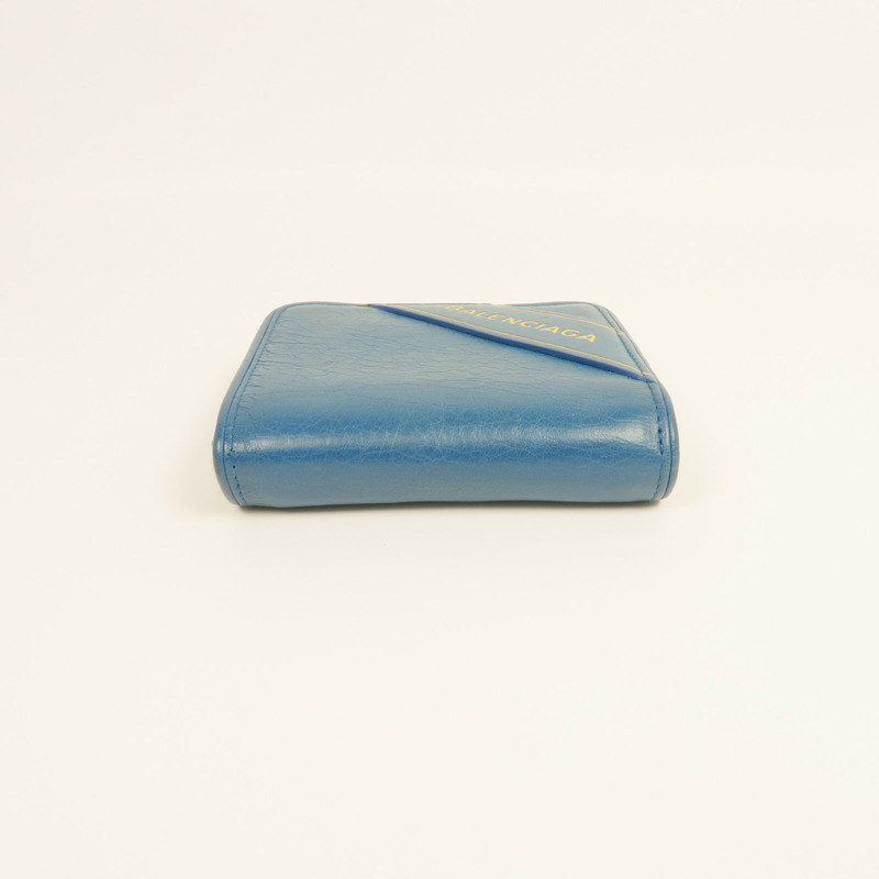BALENCIAGA 皮革Blanket Billfold Wallet金扣錢包-5