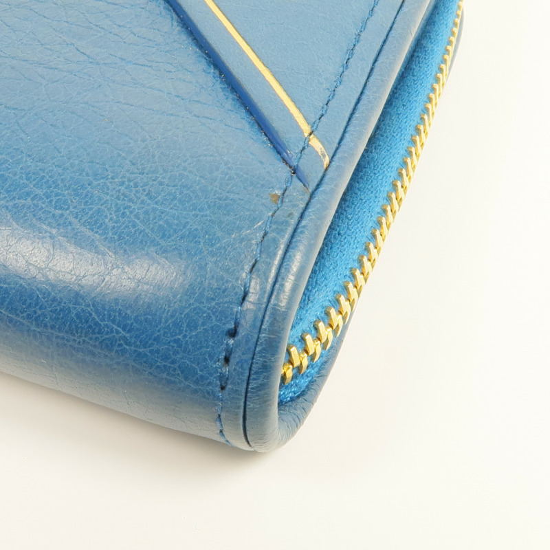 BALENCIAGA 皮革Blanket Billfold Wallet金扣錢包-6