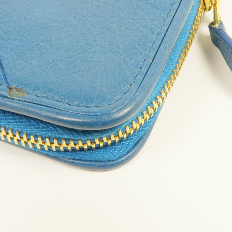 BALENCIAGA 皮革Blanket Billfold Wallet金扣錢包-9