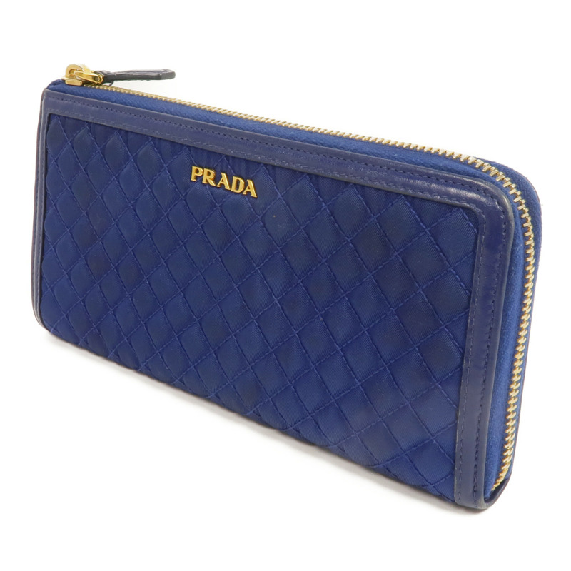PRADA 尼龍Long Wallet金扣長錢包-2