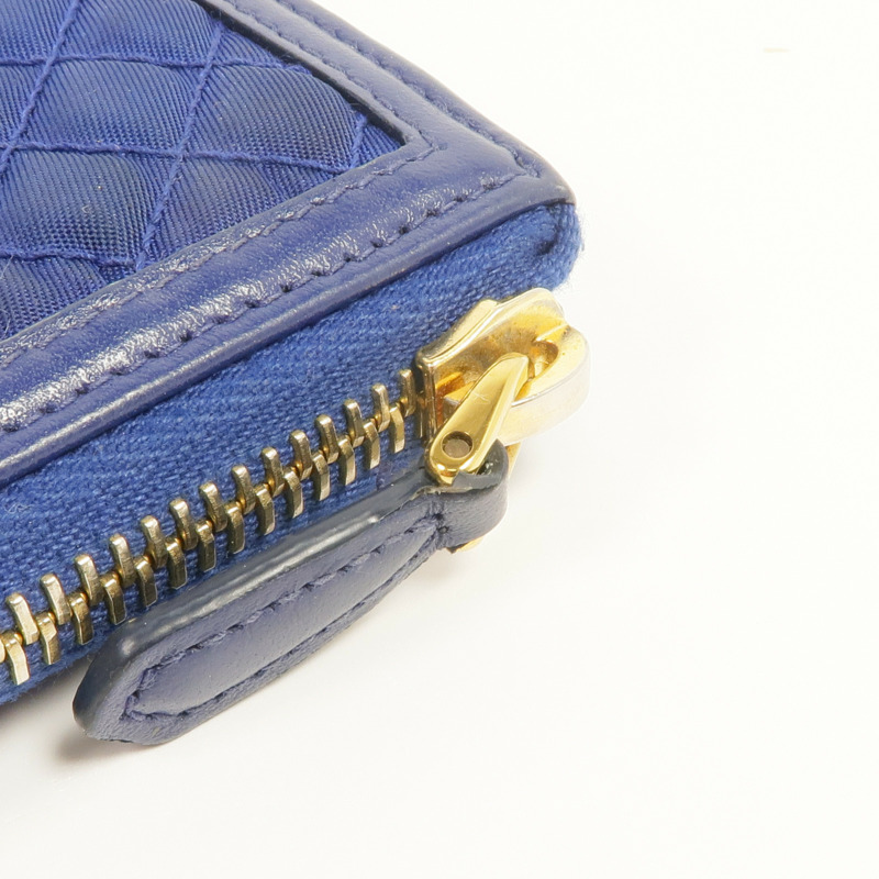 PRADA 尼龍Long Wallet金扣長錢包-11