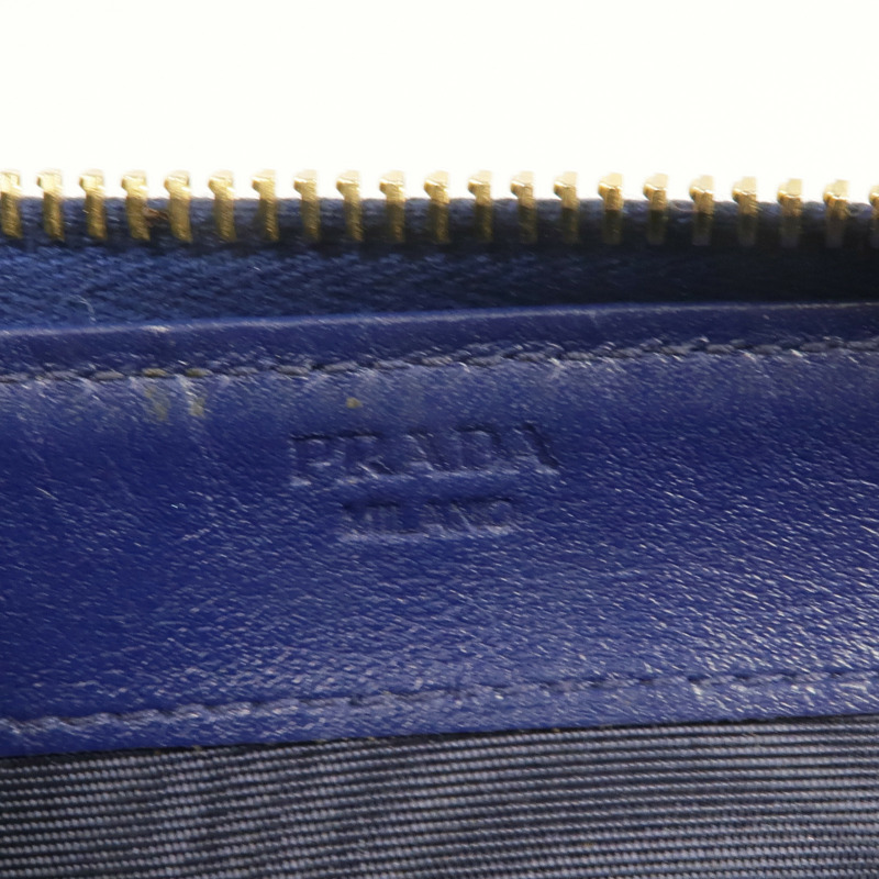 PRADA 尼龍Long Wallet金扣長錢包-14