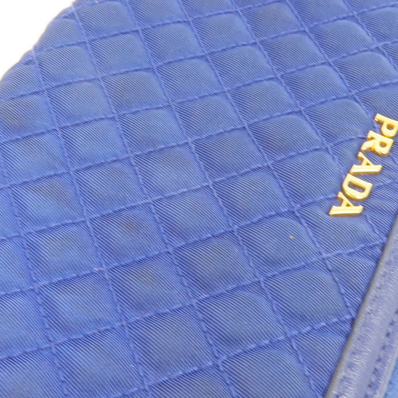 PRADA 尼龍Long Wallet金扣長錢包-17