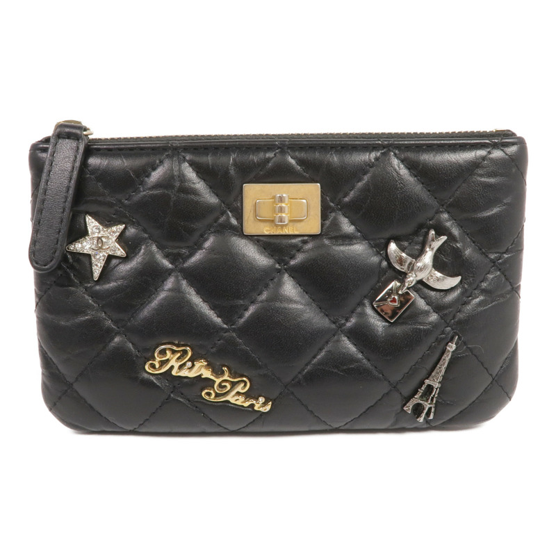 CHANEL 皮革Coin Purse零錢包-0