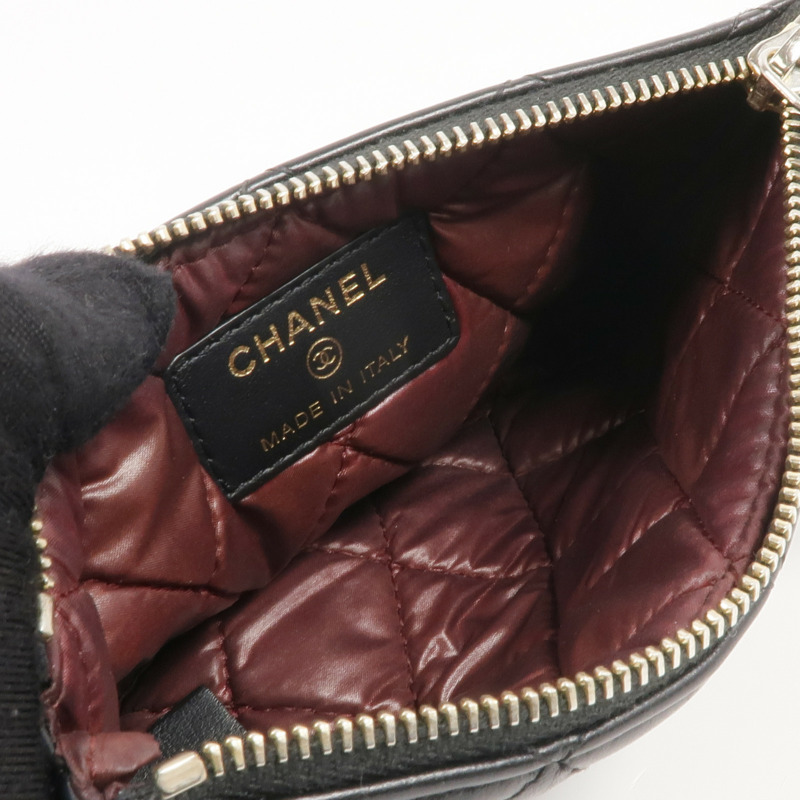CHANEL 皮革Coin Purse零錢包-11