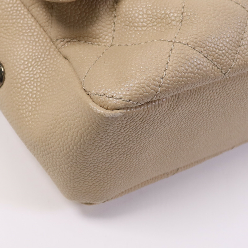 CHANEL 牛皮皮革Easy Jumbo Flap Bag銀扣鏈帶肩背袋-8