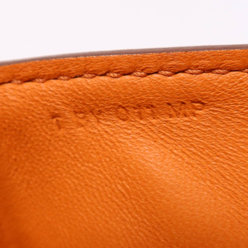 HERMES Evercolor皮革Tool Box 20銀扣手挽肩背兩用袋Feu-14