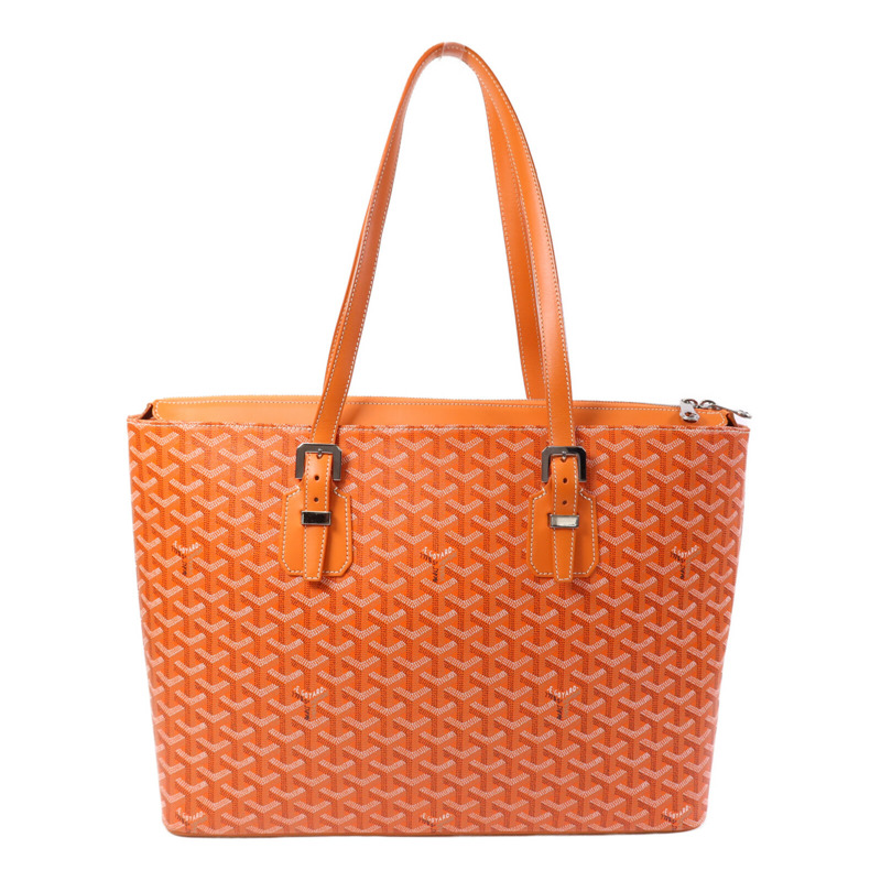 GOYARD 塗層帆布Sac Marie Galante GM銀扣手挽袋-1