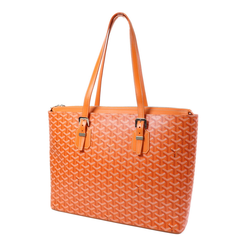 GOYARD 塗層帆布Sac Marie Galante GM銀扣手挽袋-2
