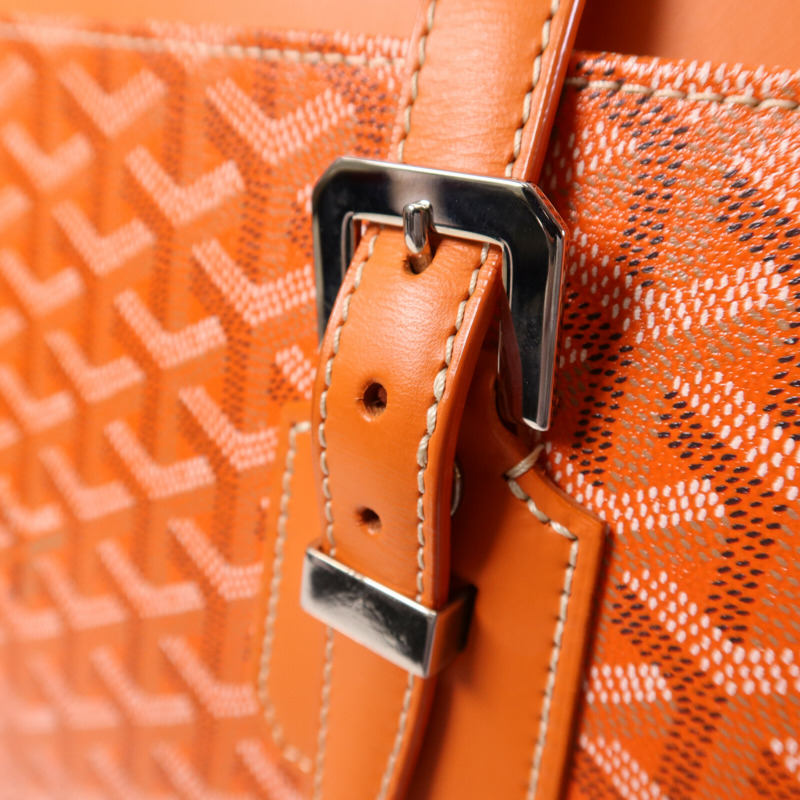 GOYARD 塗層帆布Sac Marie Galante GM銀扣手挽袋-11