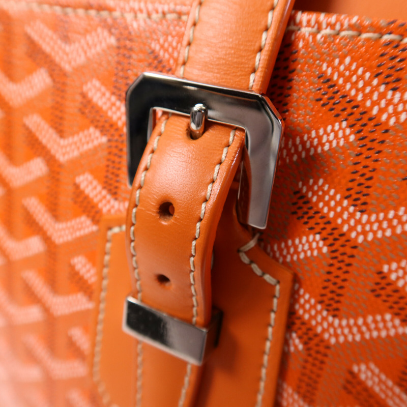 GOYARD 塗層帆布Sac Marie Galante GM銀扣手挽袋-12