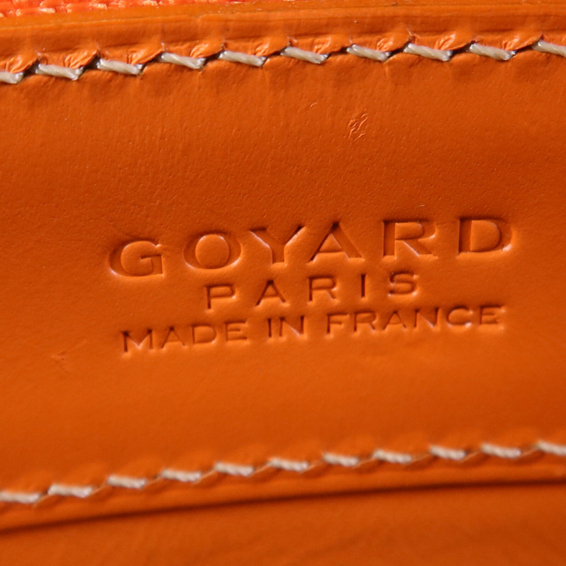 GOYARD 塗層帆布Sac Marie Galante GM銀扣手挽袋-14